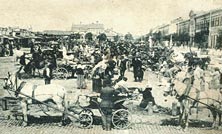 Vederea a bazarului nou în sec.XIX